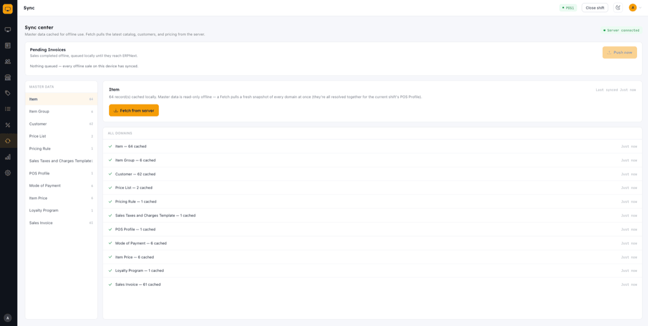 Sync page preview